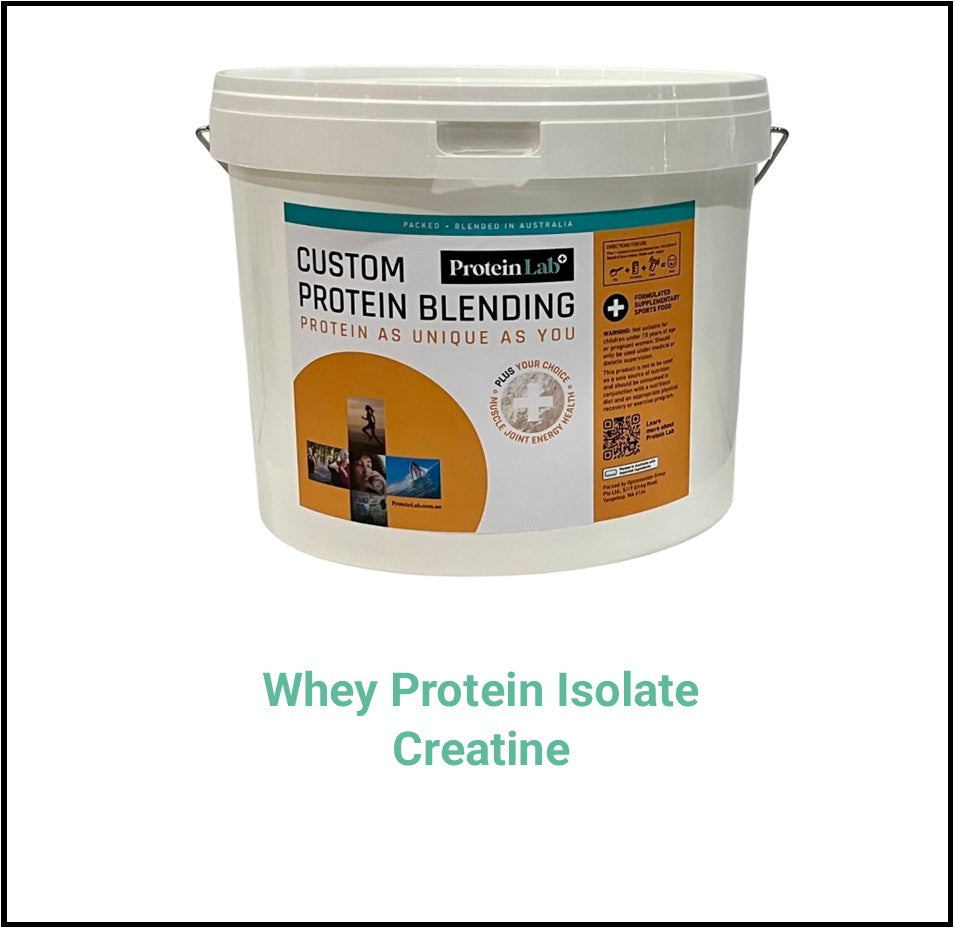 Whey Protein Isolate & Creatine